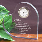 I'd Choose You Again Keepsake Heart Clock